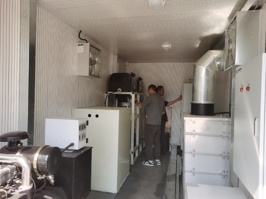 SSCH120-3000/15000 banco di prova del dinamometro CA per la prova del motore di veicoli a nuova energia installato in contenitore