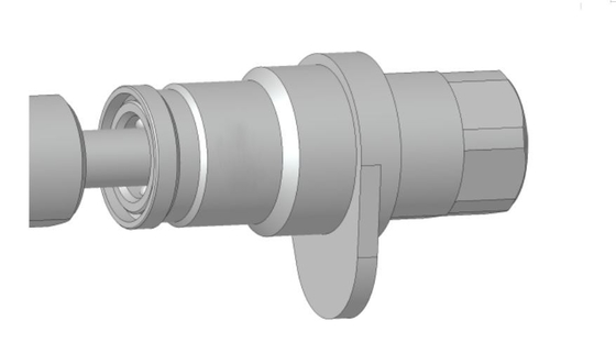 TF531 Serie Acciaio inossidabile con manica tipo sfera di acciaio di accoppiamento rapido (speciale per la porta del tubo del carburante)