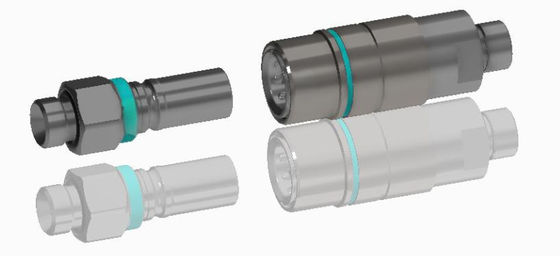 Collegamento fluido spinta-tirata senza perdite