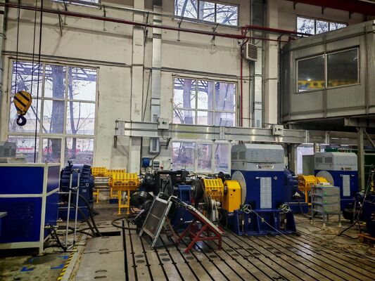 Sistema di banco prova dinamometrico SSCD560-1800/4000 560kW 2970 Nm Tipo di trasmissione