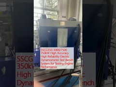 Banco prova dinamometrico elettrico ad alta precisione e affidabilità da 350kW SSCG350-3000/7500