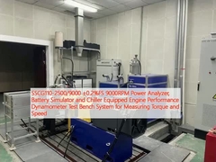 SSCG110-2500/9000 ±0.2%FS Analizzatore di potenza 9000RPM, Simulatore di batteria e motore dotato di chiller