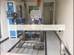 Banco prova dinamometrico SSCH120-3000/15000AC per test motori di veicoli a nuova energia installato in container